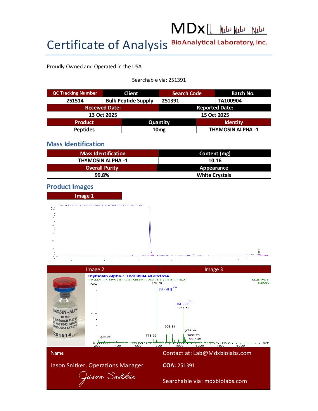 Thymosin Alpha-1